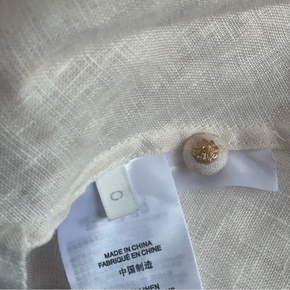 NWT Zimmermann Illustration Buttoned Mini Dress in Cream Rococo Floral Size 0 - Picture 14 of 16